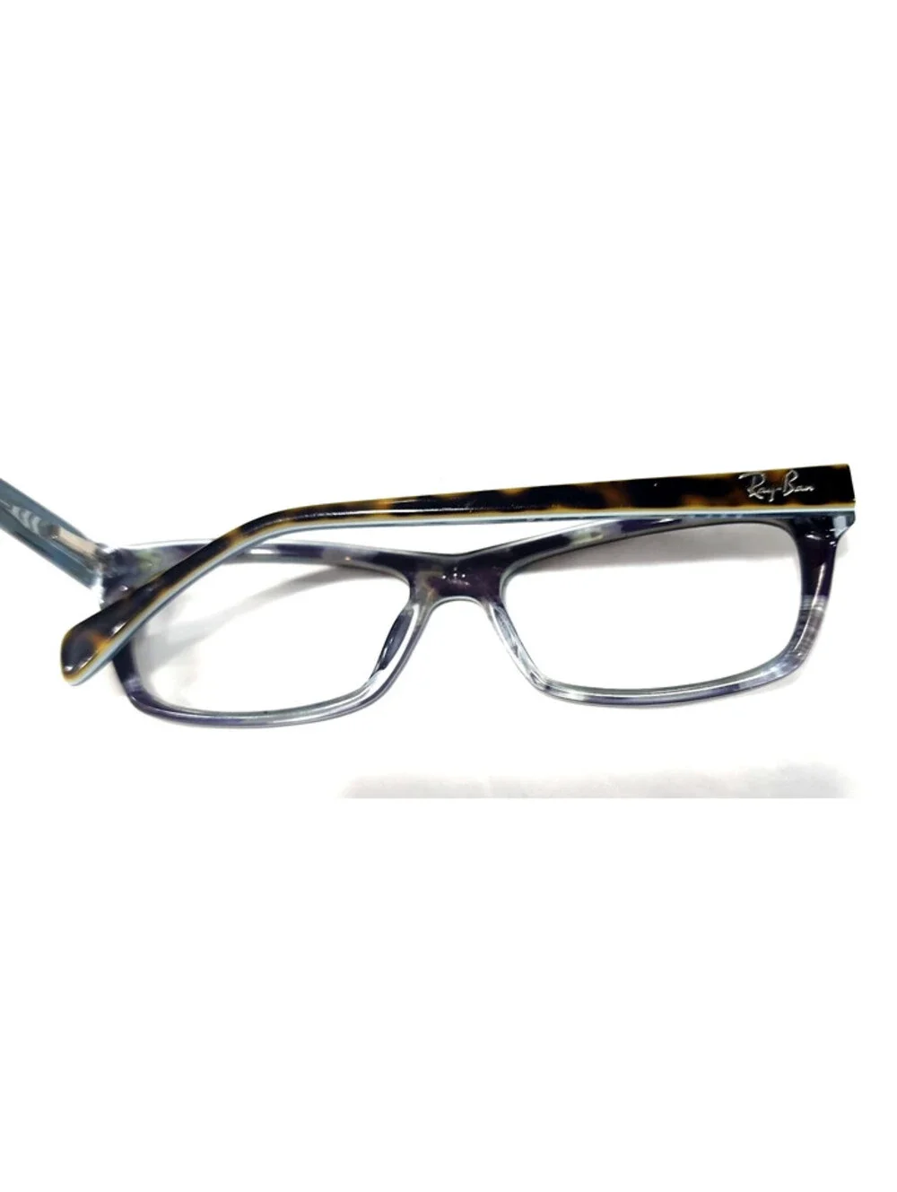 Ray Ban RB5255 5023 Tortoise Blue Full Rim Eyeglasses Frame 53-16 135